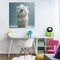 Stupell Industries Smiling Polar Bear Cub Canvas Wall Art Design by RB